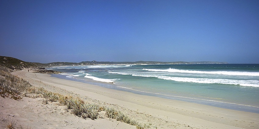 Vivonne Bay on Kangaroo Island, is popular for white spotless sand and blue waters