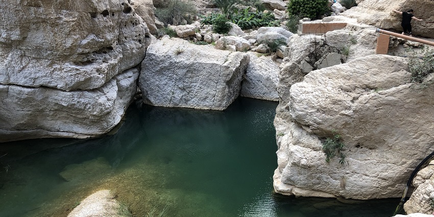 Picturesque canyon is among the best tourist places in Muscat with waterfalls, and hiking trails.