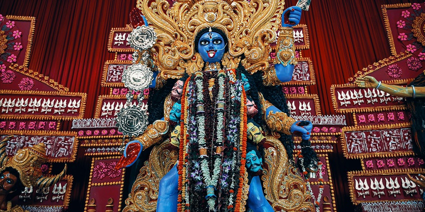 A view of Washington Kali Temple, one of the biggest temples in Washington DC