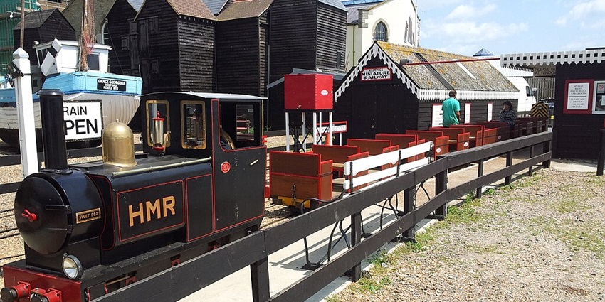 View of the trains in action inside the Joshi museum
