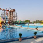 Variety of rides available at the Aqua Marina water park in Hooghly