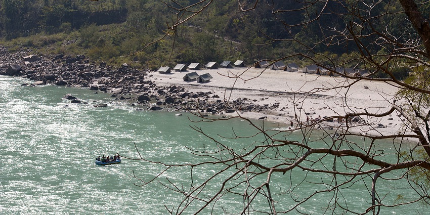 Have an action-packed weekend rafting camp with camping under starlit skies.