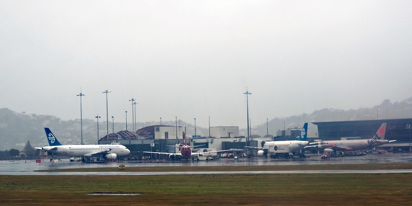 Wellington International Airport in New Zealand offers scenic views and quick access