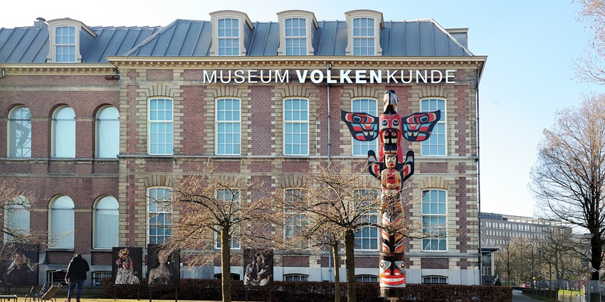 Image of Building of the National Museum of Ethnology (Rijksmuseum Volkenkunde), Leiden, Netherlands
