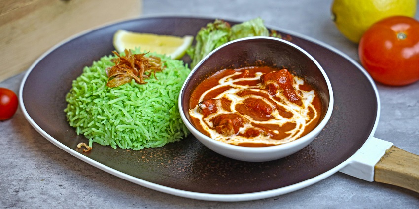 A picture of delicious Indian cuisine, and excellent dining options around the Lepcha Museum