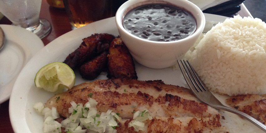 An image of a delicious dish in a cosy restaurant setting.