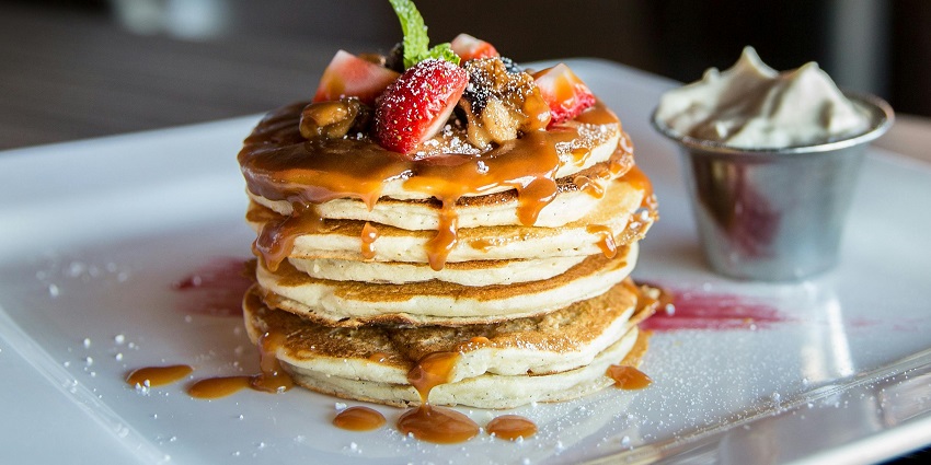 Delicious food was served at a hotel near Brisbane Water National Park in Australia