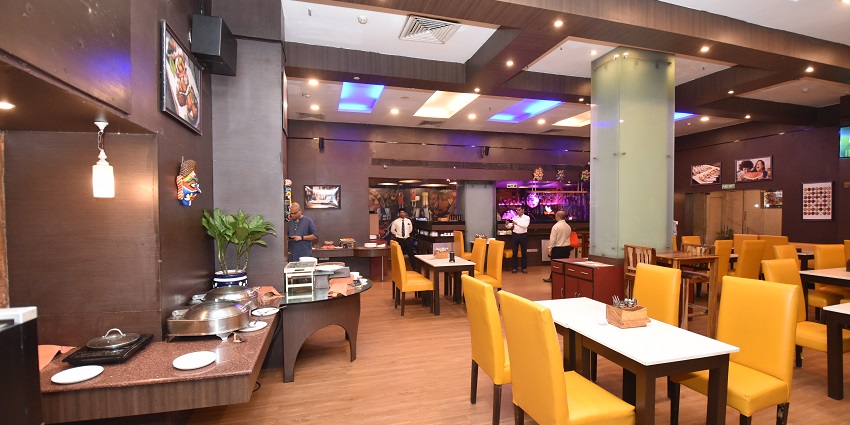 A representative image of a Hotel & Restaurant's fabulous interior in Kolkata.