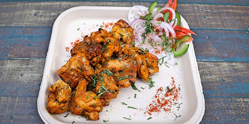 A view of Indian dishes to enjoy after a Nagzira jungle safari in Wildlife Sanctuary.