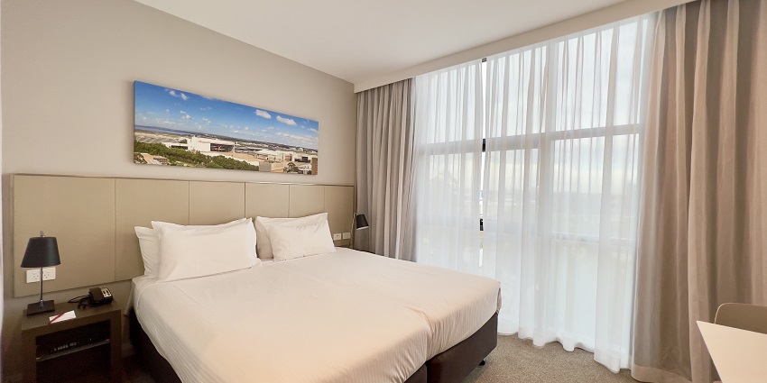 Hotel room to book during a visit to Bhootnath Temple