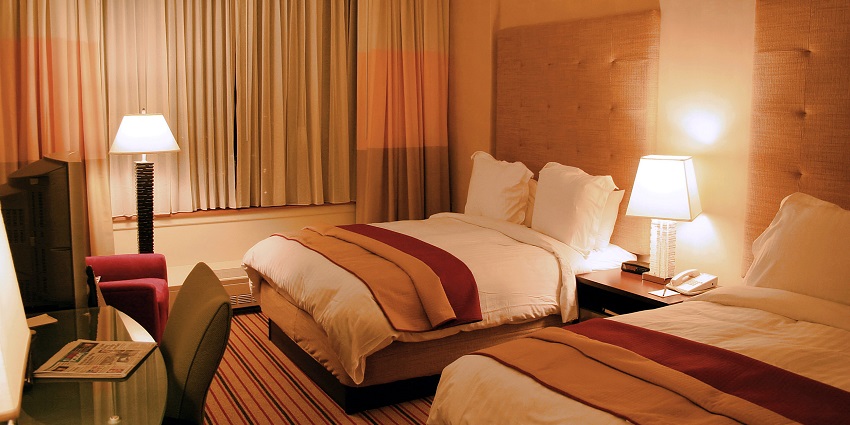 A lovely hotel room near Denali National Park with comfort.