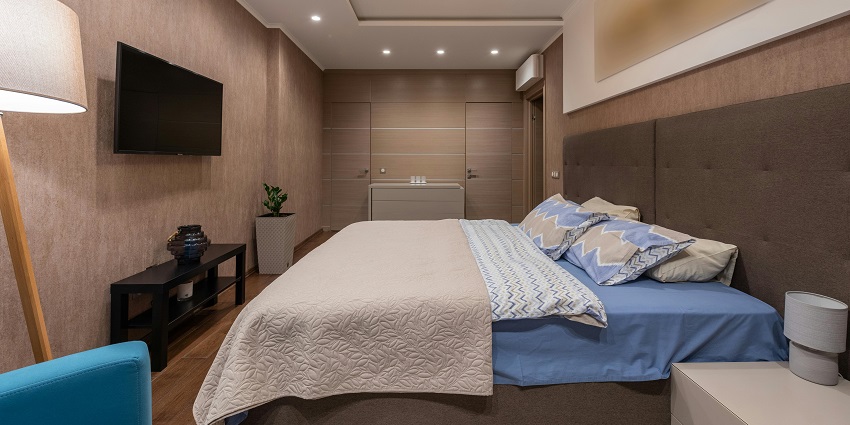 An image of a hotel room similar to those available near the Capitol Reef National Park, Utah, USA.