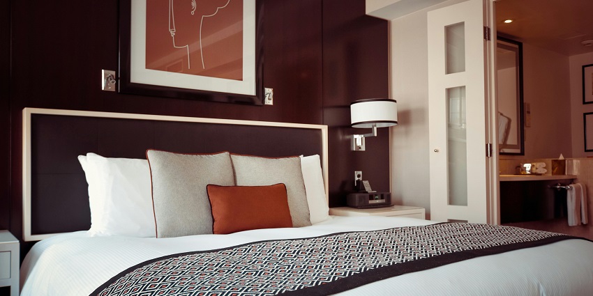 A beautiful room in a resort which features high-class, modern villas and eco-friendly luxury.