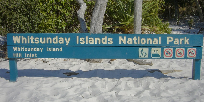 Whitsunday Islands National Park, one of the places for adventure and nature lovers.