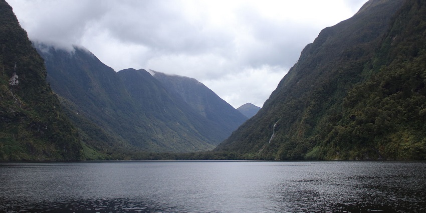 Witness the peaceful, expansive views over Doubtful Sound near Fiordland National Park.