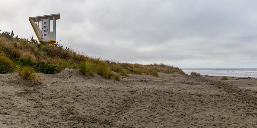 Woodend Beach is one of the 10 beaches near Christchurch in New Zealand