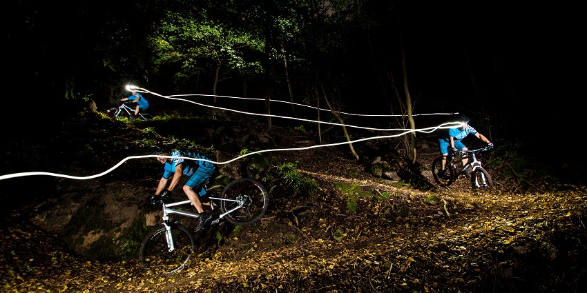 mountain biking at night, a thing to do for a vibrant New Zealand nightlife