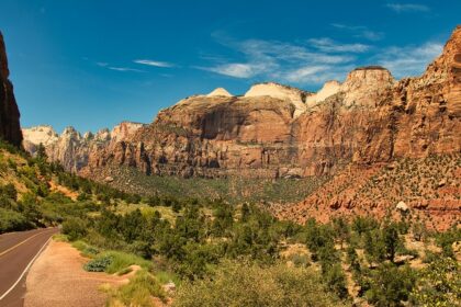 An image of the Kolob plateau in Zion National Park, a famous national park located in Utah