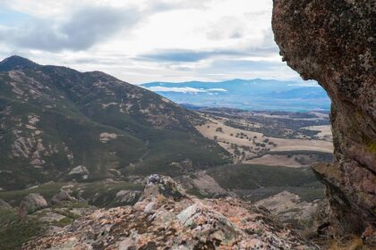 An image of the rock formations at Pinnacles National Park located in Central California.