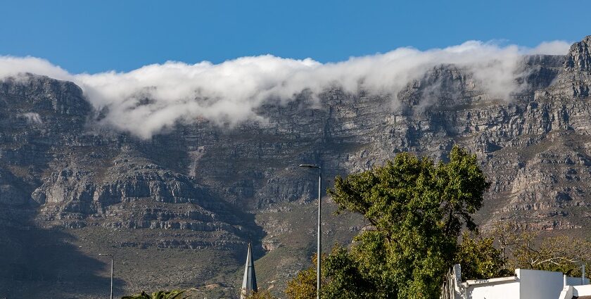 Beautiful view of Table Mountain National Park, South Africa.