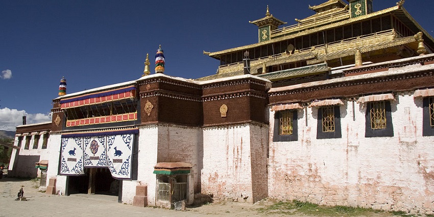 Samye Monastery, established in the 8th century is the first Buddhist monastery in Tibet.