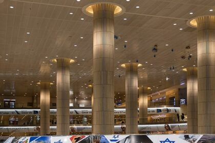 An image of an airport in Ghana, with lavish interiors.