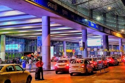 A busy scenario at Netaji Subhas Chandra Bose International Airport, Kolkata