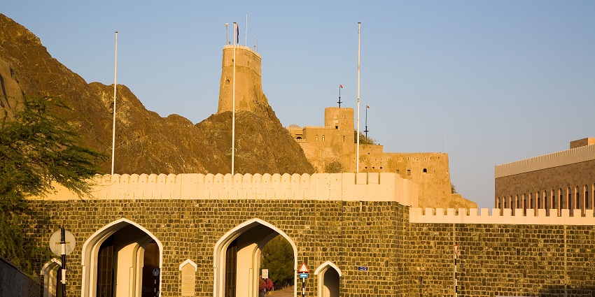 Ancient fort in Oman, a symbol of historical defense.