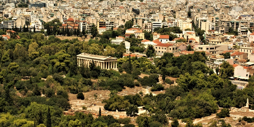 Image for the Ancient Agora in the city of Athens of Greece
