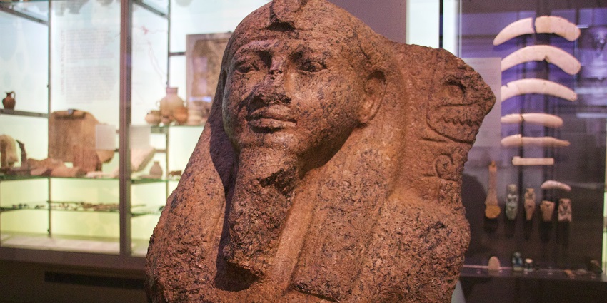 Image of King Ramesses II in the Gallery, popular in Manchester Museum.