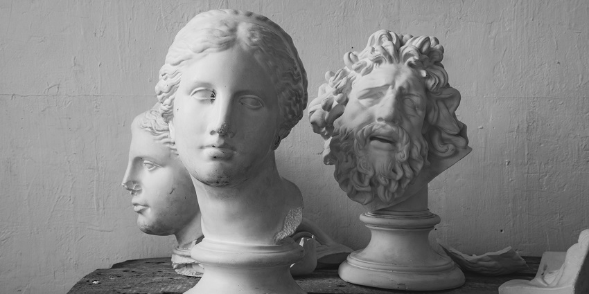 Snapshot of the some ancient sculpture placed in the museum in Nagpur