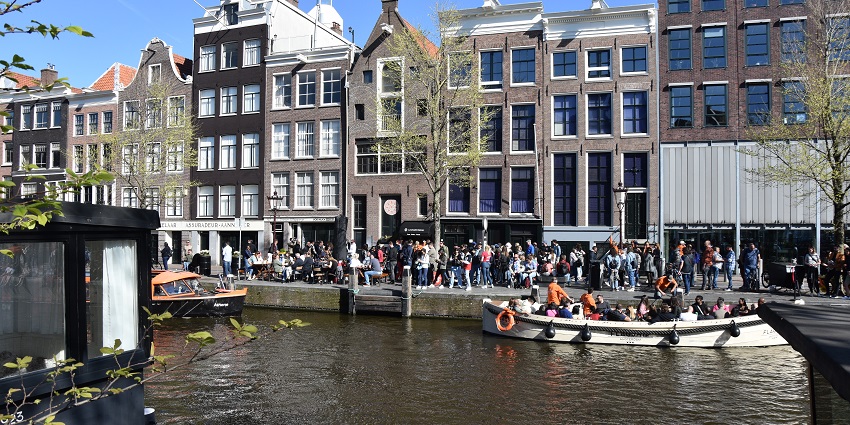 Visit the world-famous Anne Frank House, a place to visit in the Netherlands.