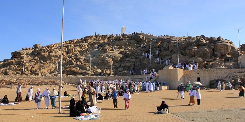 Important pilgrimage site where the Hajj ritual takes place annually.