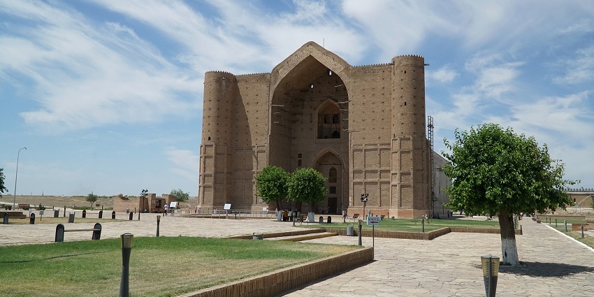 Mausoleum Of Khoja Ahmed Yasawi is a UNESCO site and architectural marvel in Turkestan.