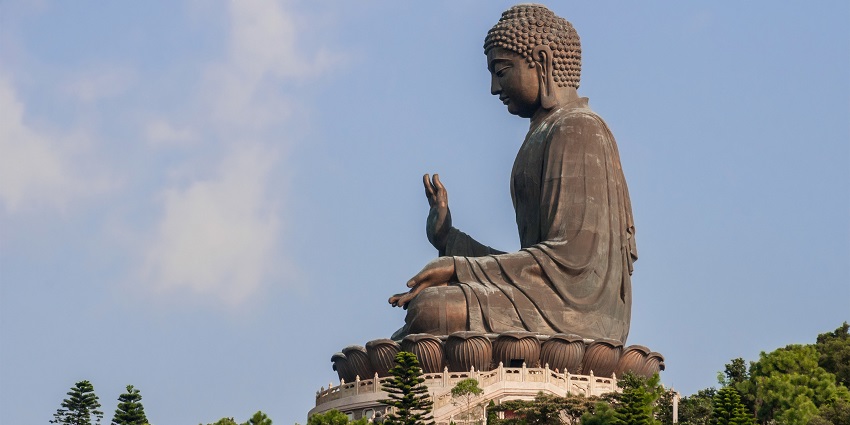 Climbing up all the 268 steps to the Tian Tan Buddha is not just a physical challenge.