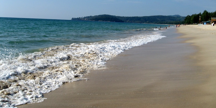 According to the Phuket travel guide, this is a stunning long beach, ideal for water sports.