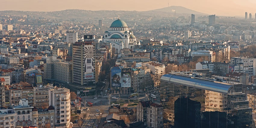 An image of Belgrade's vibrant streets, a key destination among the places to visit in Serbia.