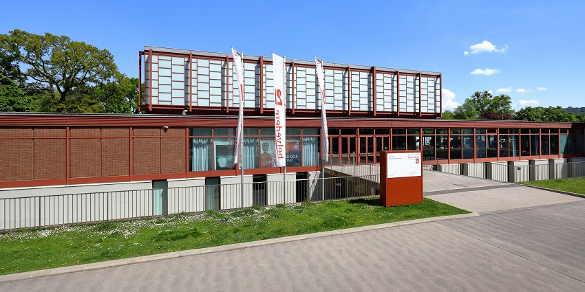 An image of the west view of Belvedere Museum’s baroque architecture.