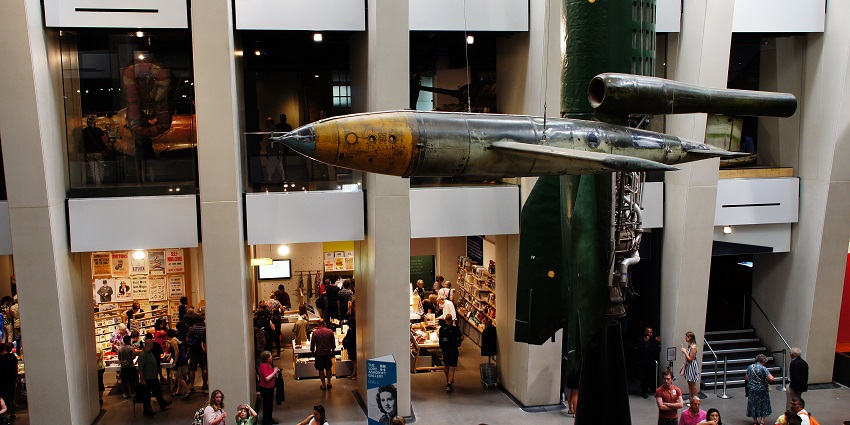 An image of the museum during peak visiting hours.