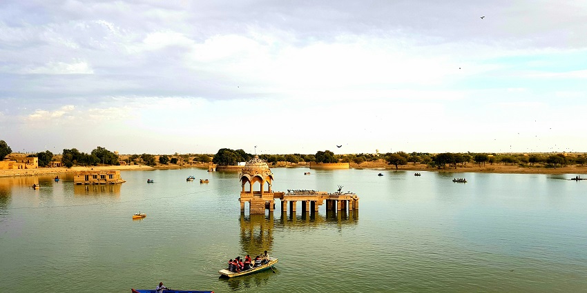 The best time to visit Jaisalmer is from October to March when the weather is pleasant.