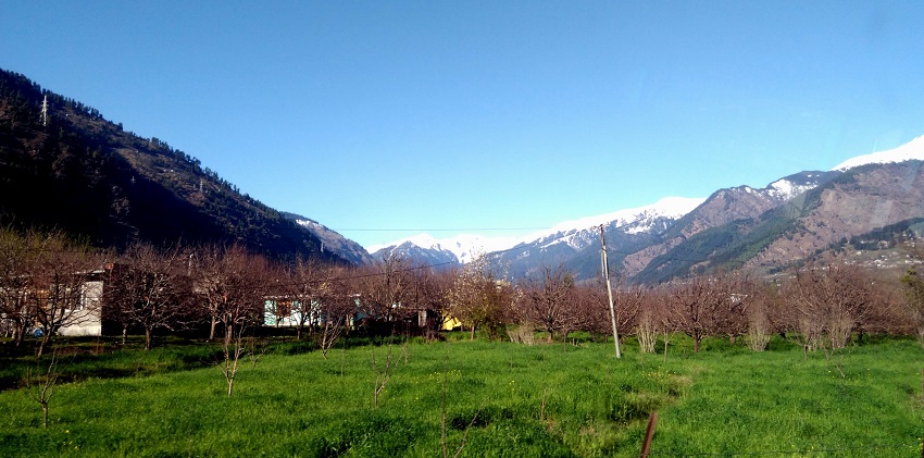 palampur enroute scenary - The best time to visit Palampur is from March to June.
