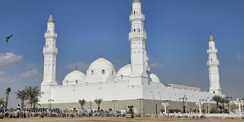 The best time to visit the Quba mosque in Saudi Arabia is between October and March.
