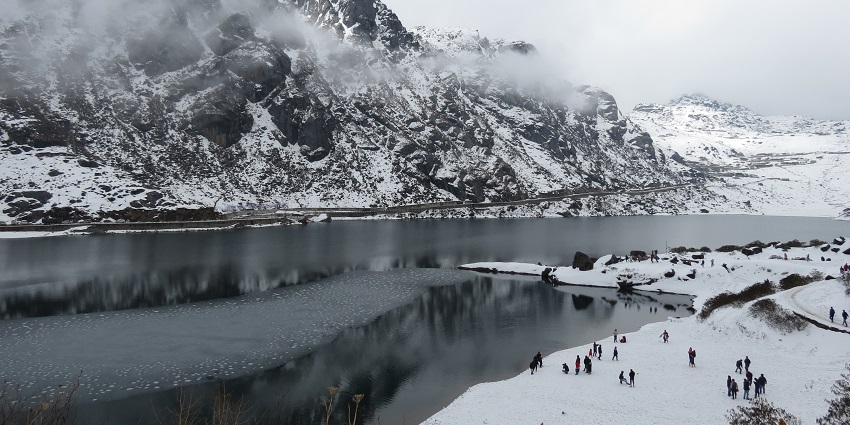 The best time to visit Sikkim is from March to June for the scenic view of Tsomgo Lake.