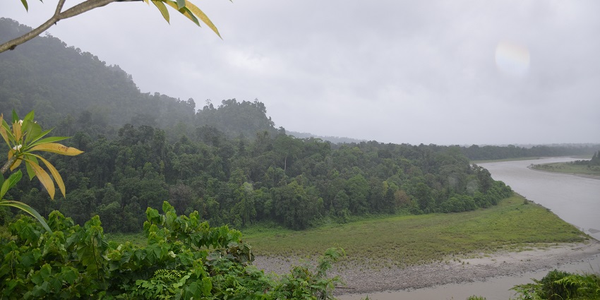 The Kameng River in the eastern Himalayan mountains, originates in Tawang district