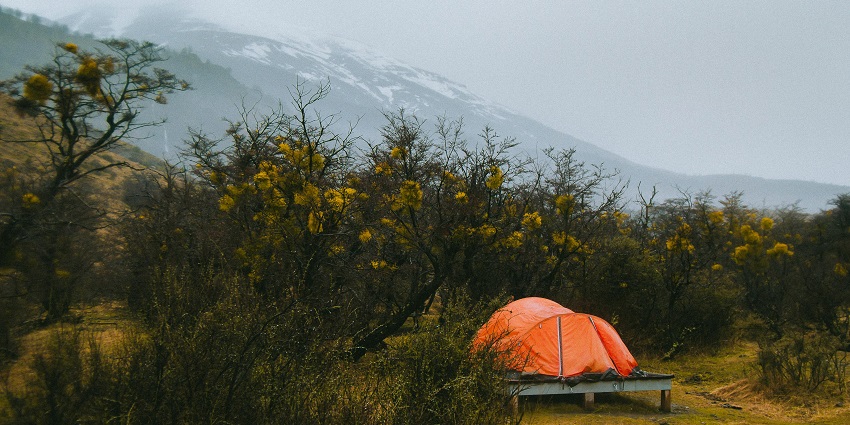 An image of Bradbury Mountain State Park, a famous place for camping in Maine.