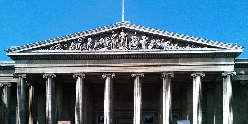 British Museum, a famous tourist attraction near the Natural History Museum.