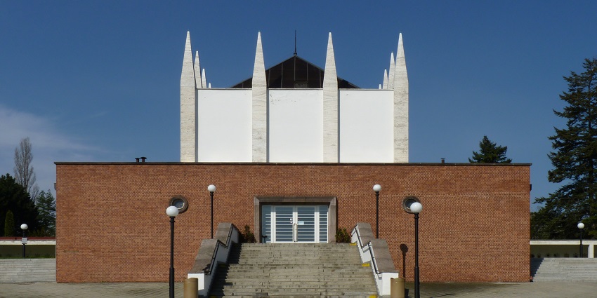 A picture of the Crematorium in Brno, South Moravian Region, Czech Republic.