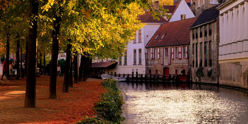 The art city of Bruges and its canals - is one of the best places to visit in Belgium.