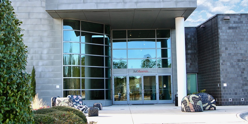 A picture of local and international art at Cameron Museum, Wilmington.