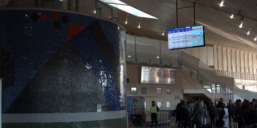 One of the most used airports in Chile, Carriel Sur Airport